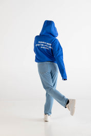 Hoodie Boxy “DYSTOPIA” LastDecade Blue