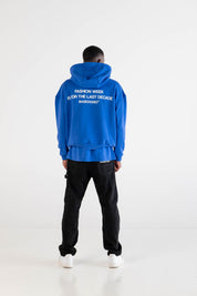 Hoodie Boxy “DYSTOPIA” LastDecade Blue