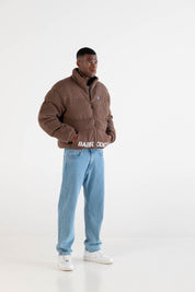 Puffy Sherpa Jacket "RUSSELLxBASEDODICI" Brown