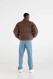 Puffy Sherpa Jacket "RUSSELLxBASEDODICI" Brown