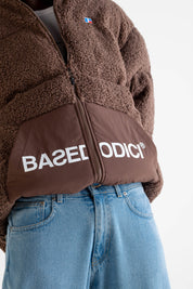 Puffy Sherpa Jacket "RUSSELLxBASEDODICI" Brown