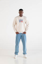 Crewneck “RUSSELLxBASEDODICI" Hometown Cream