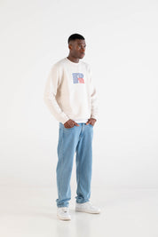 Crewneck “RUSSELLxBASEDODICI" Hometown Cream