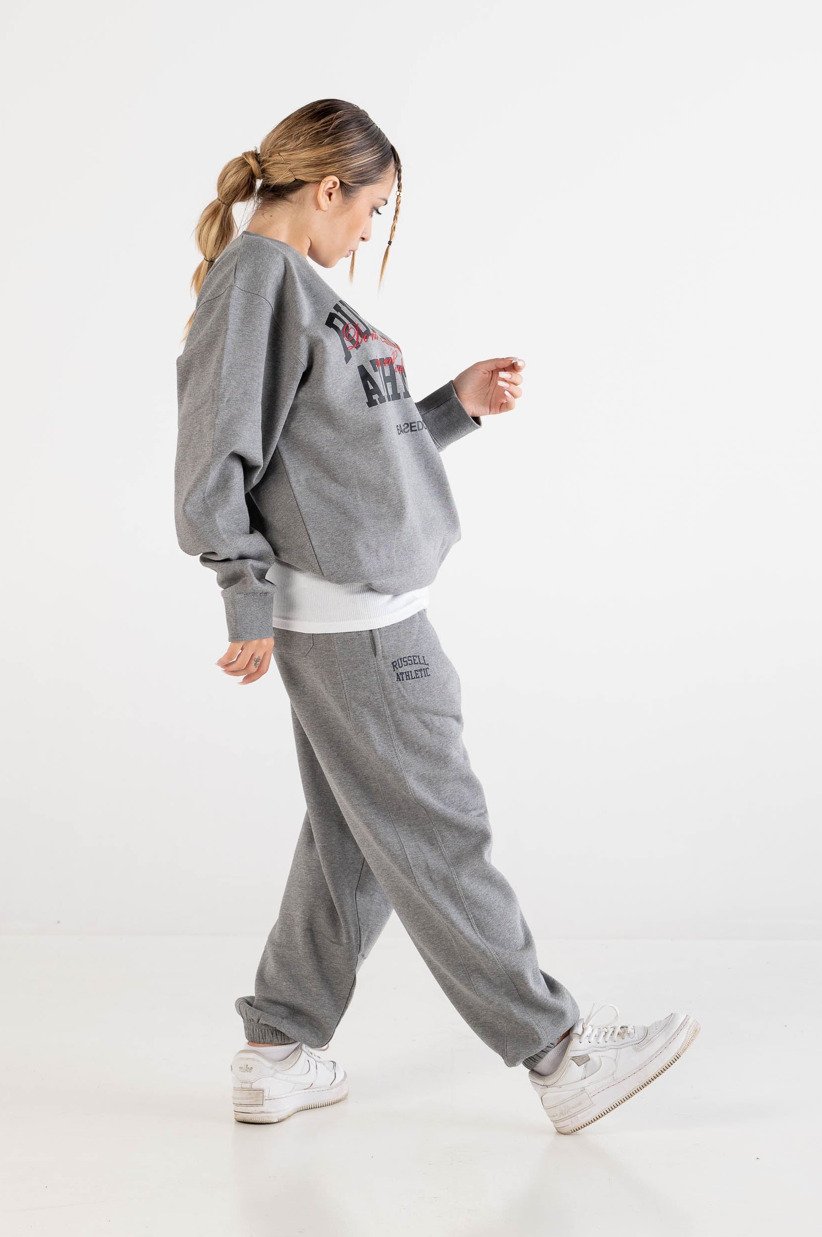 Fleece Pants "RUSSELLxBASEDODICI" Grey