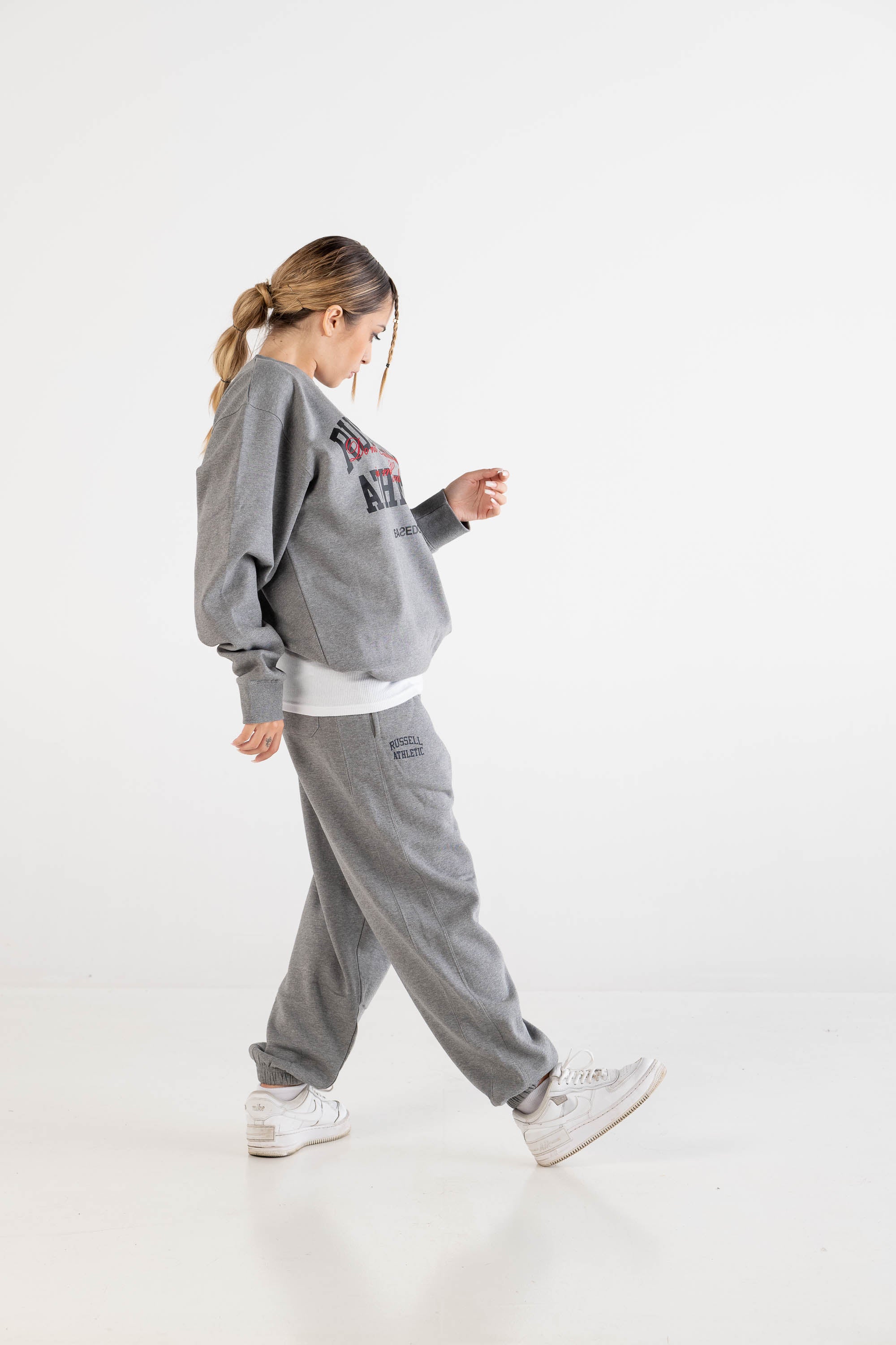 Fleece Pants "RUSSELLxBASEDODICI" Grey