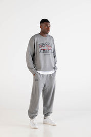 Crewneck “RUSSELLxBASEDODICI" Touchdown Grey