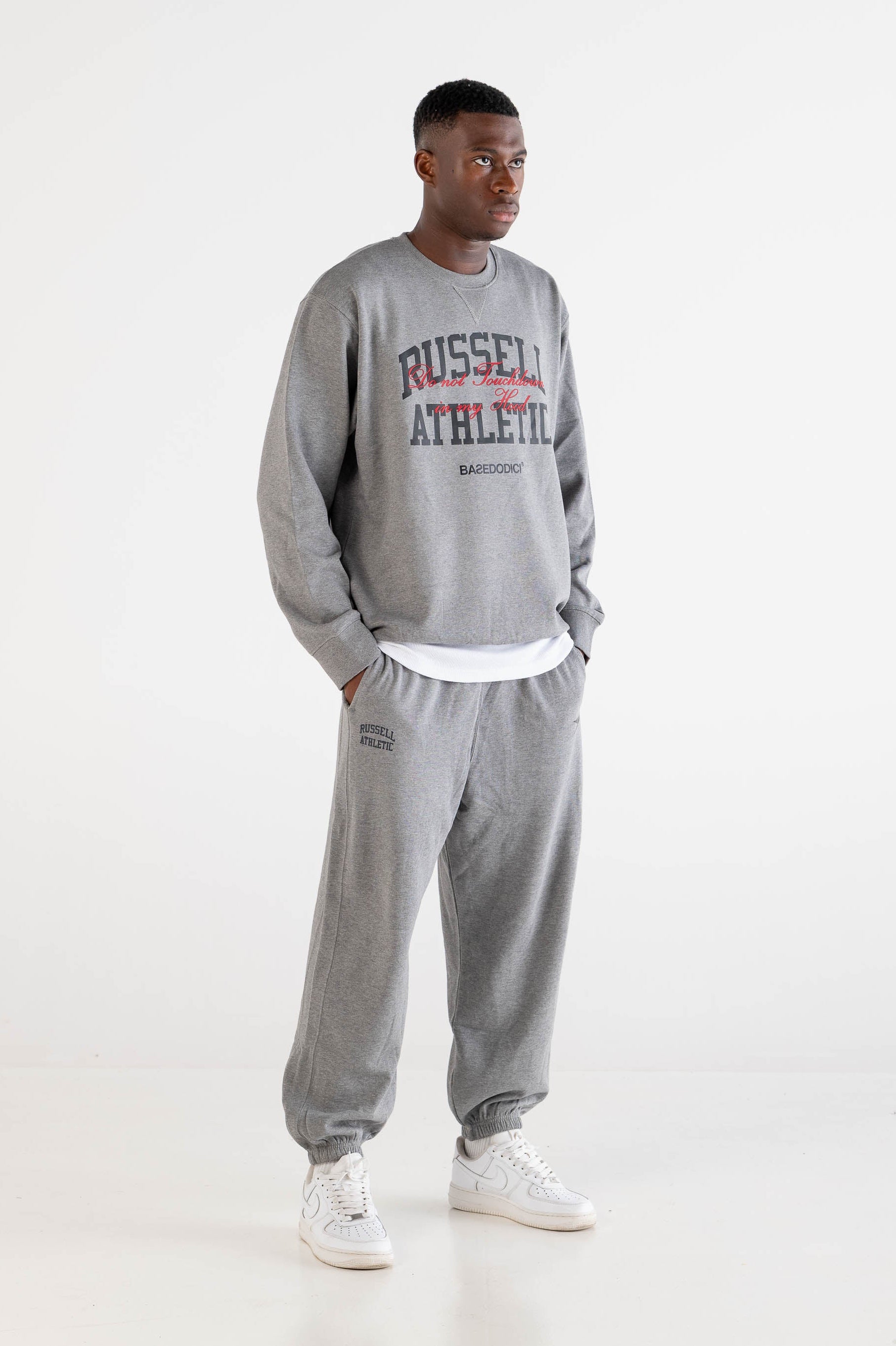 Fleece Pants "RUSSELLxBASEDODICI" Grey