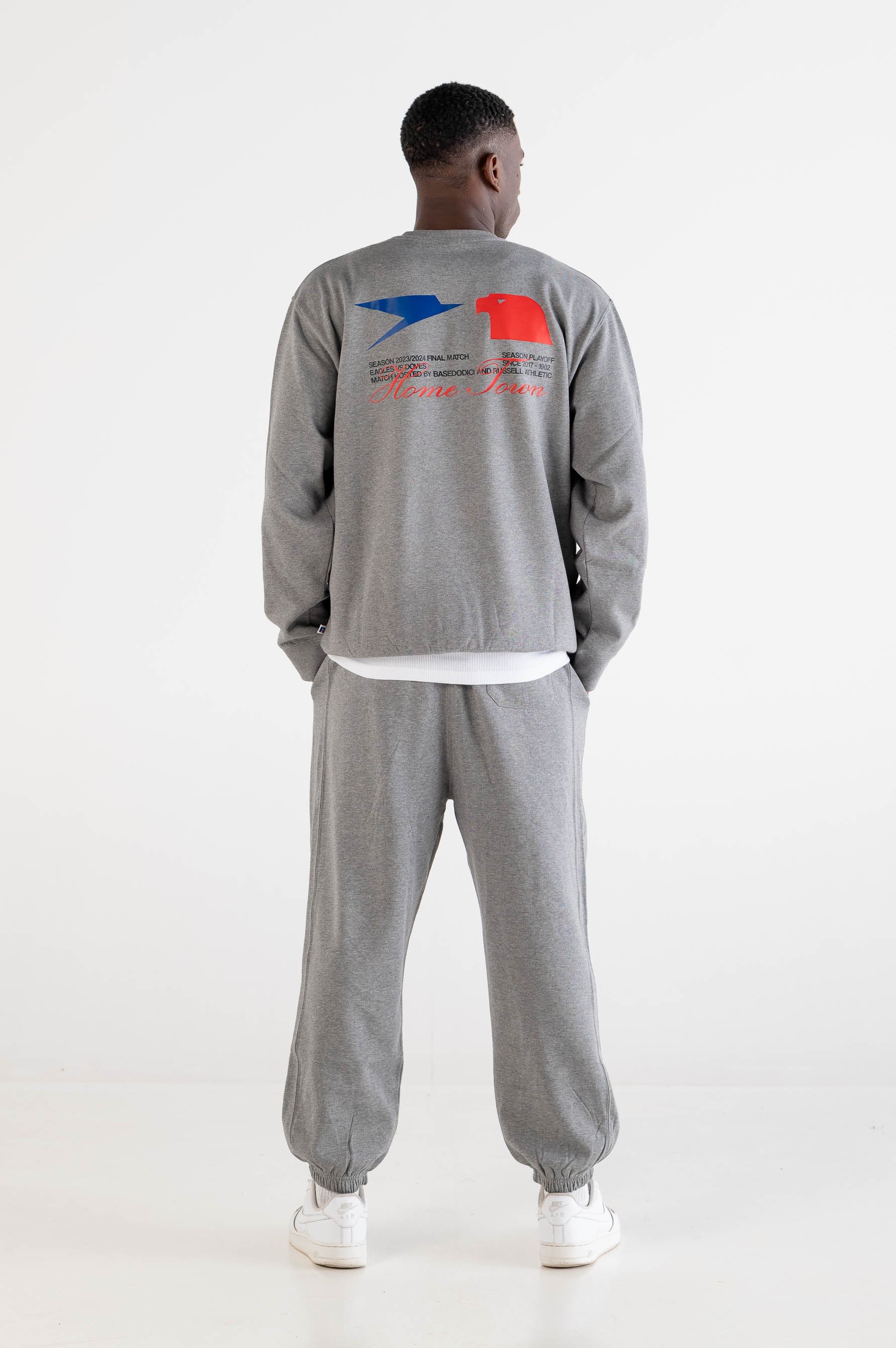 Fleece Pants "RUSSELLxBASEDODICI" Grey