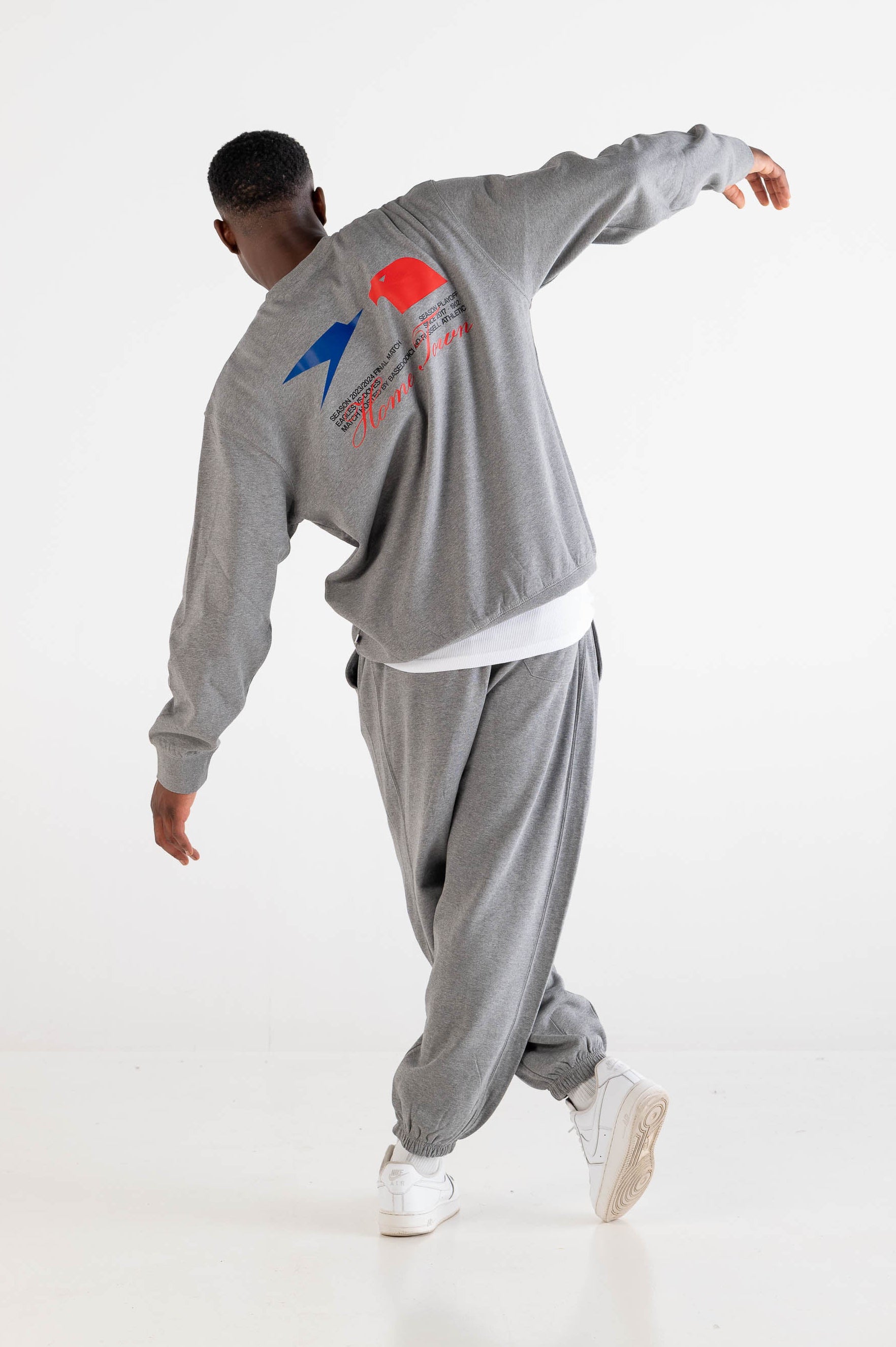 Fleece Pants "RUSSELLxBASEDODICI" Grey
