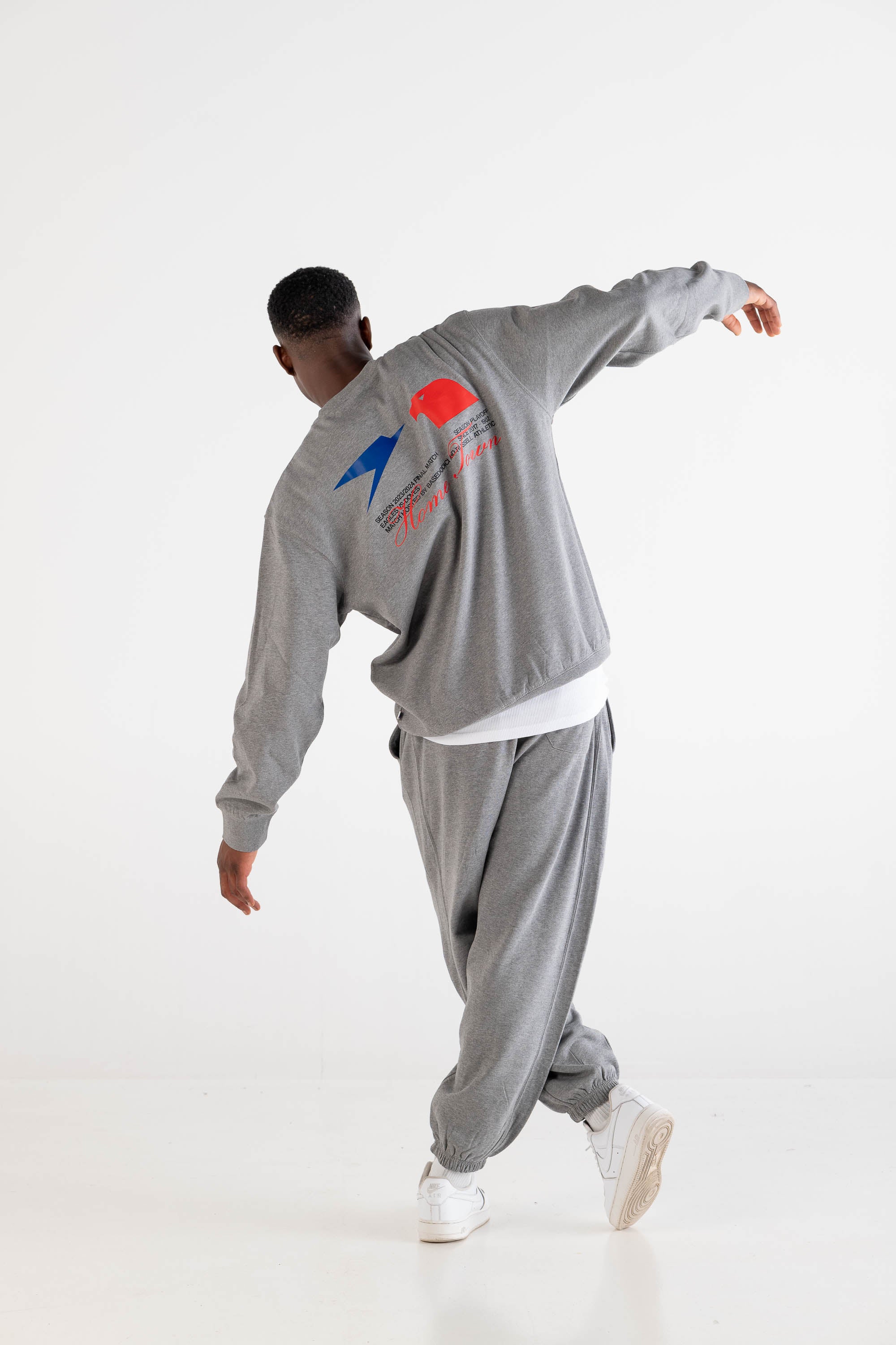 Fleece Pants "RUSSELLxBASEDODICI" Grey