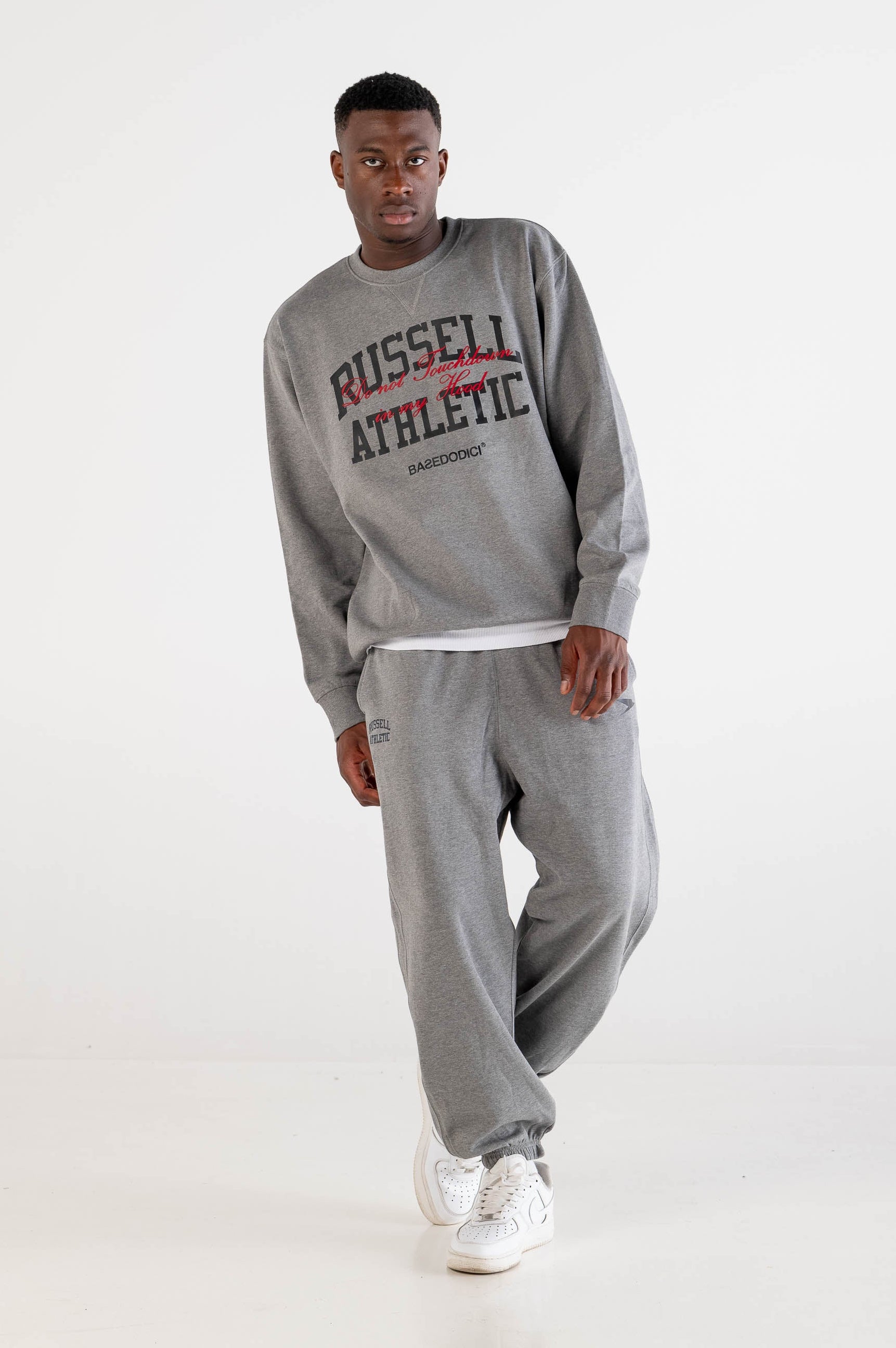 Fleece Pants "RUSSELLxBASEDODICI" Grey