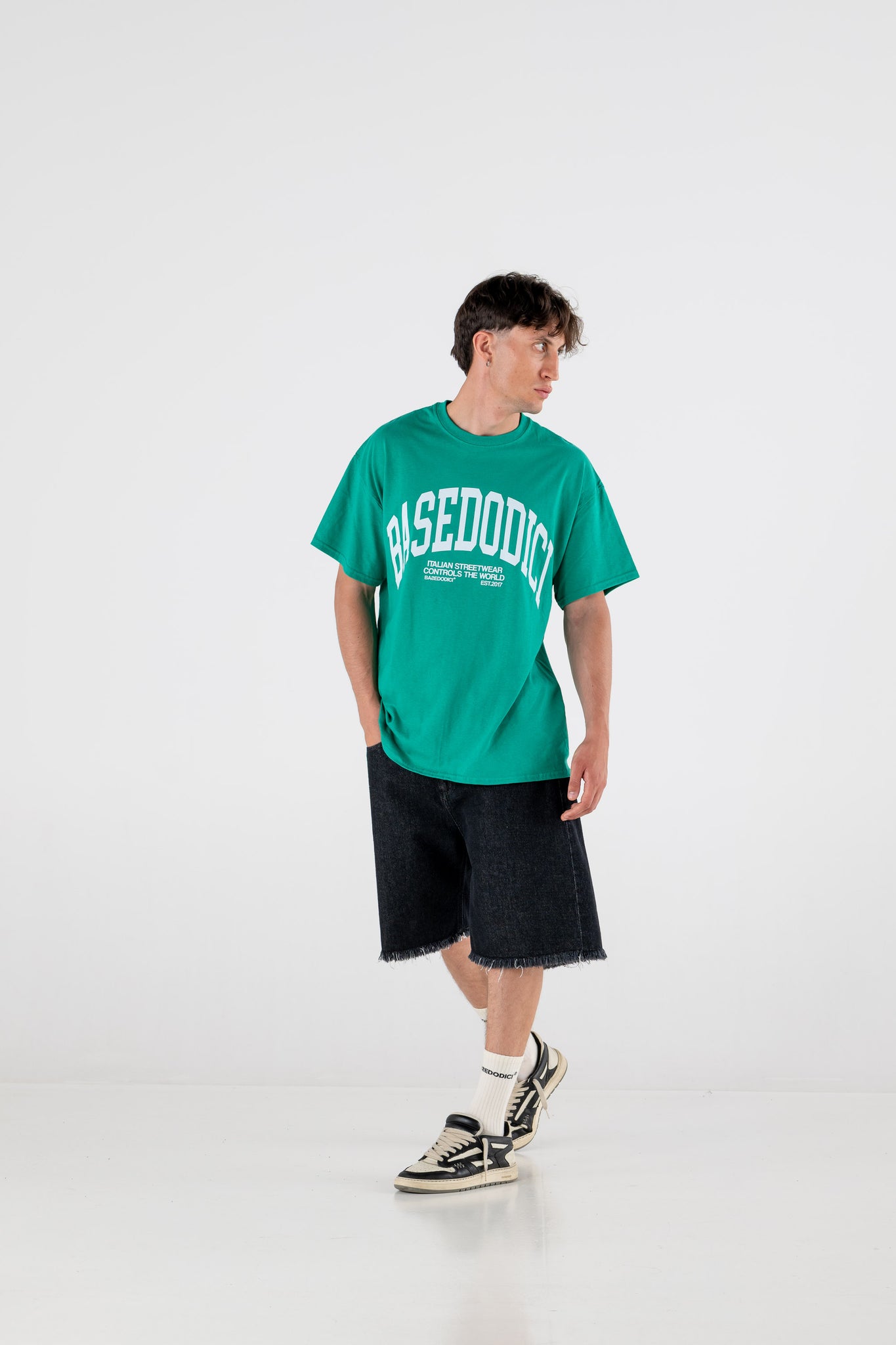 T-Shirt “FORSUMMER” ArcLogo Water Green