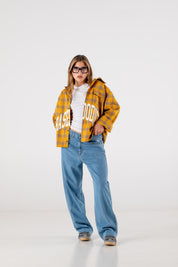 Flannel Shirt “HOOLIGAN” Yellow 