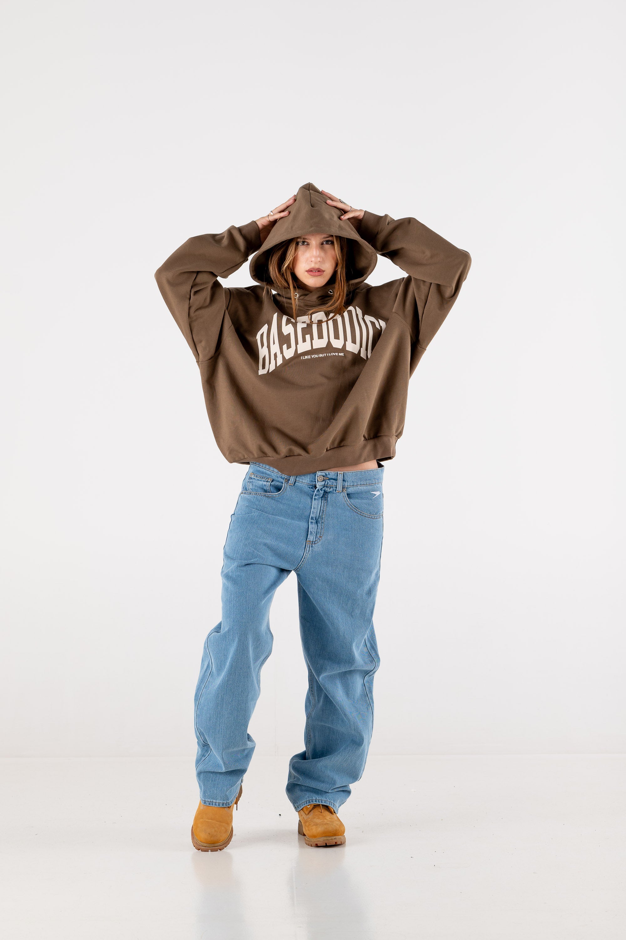 Hoodie "HOOLIGAN" ArcLogo Brown 