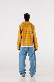 Flannel Shirt “HOOLIGAN” Yellow 