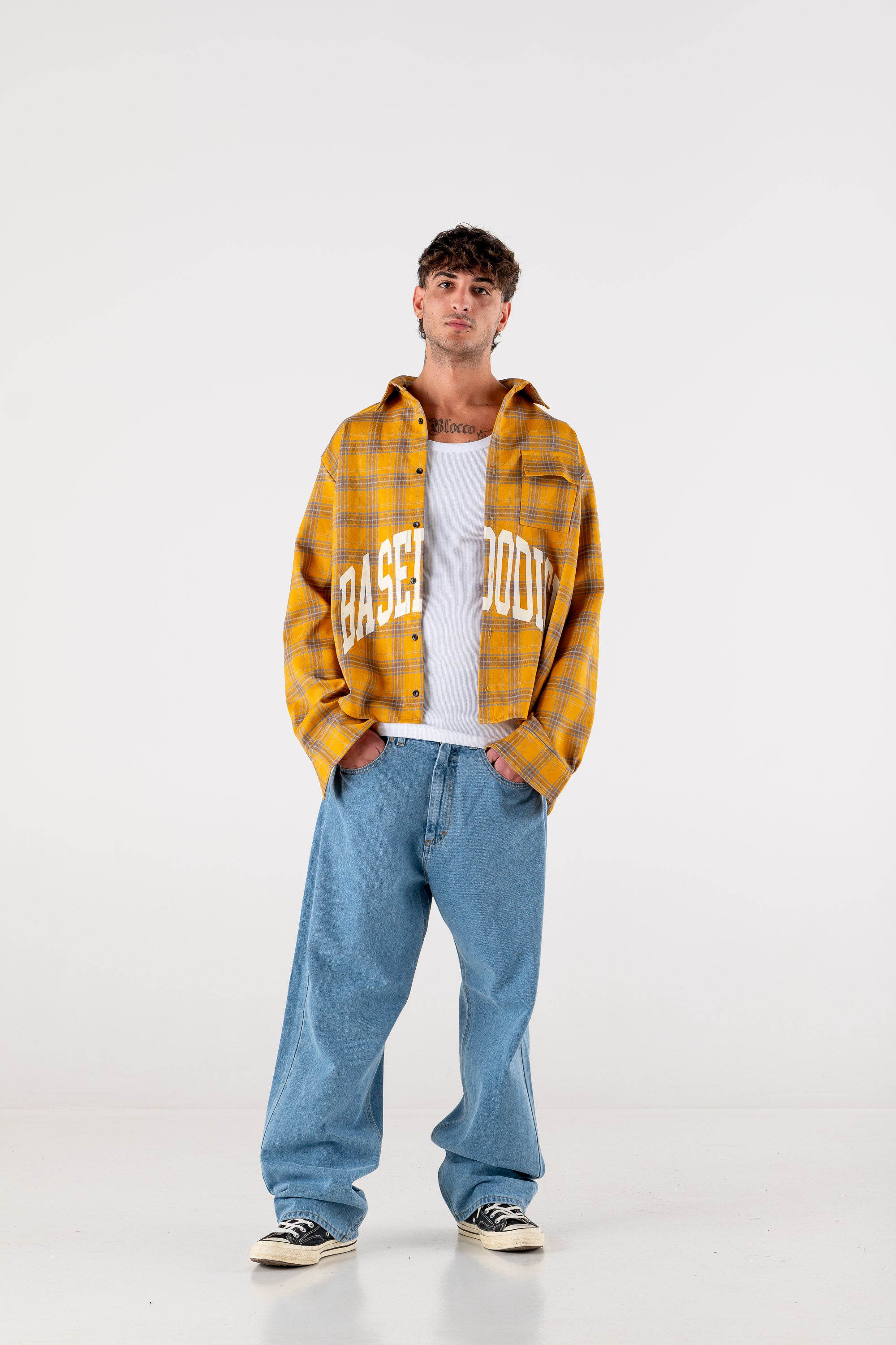 Flannel Shirt “HOOLIGAN” Yellow 