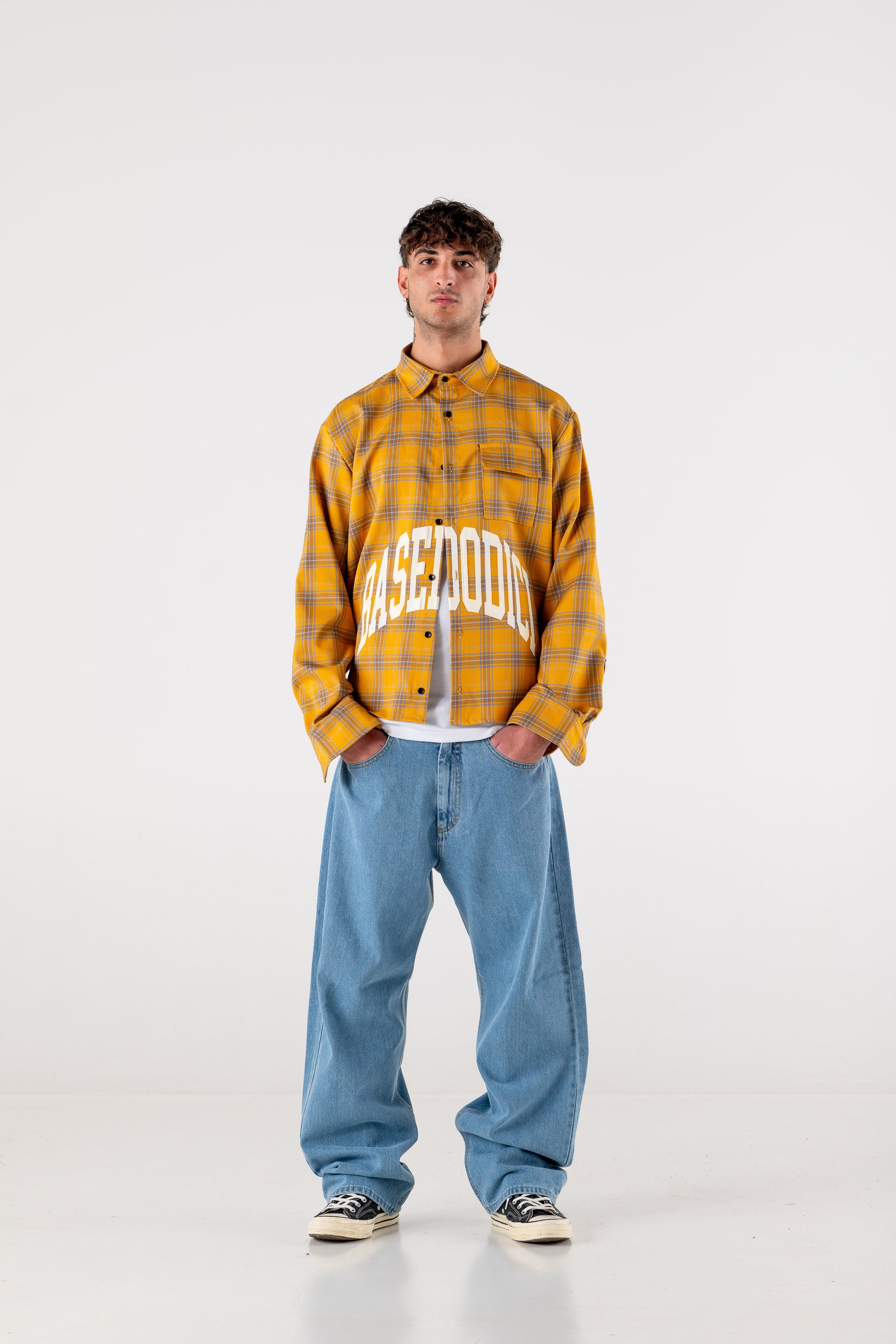 Flannel Shirt “HOOLIGAN” Yellow 