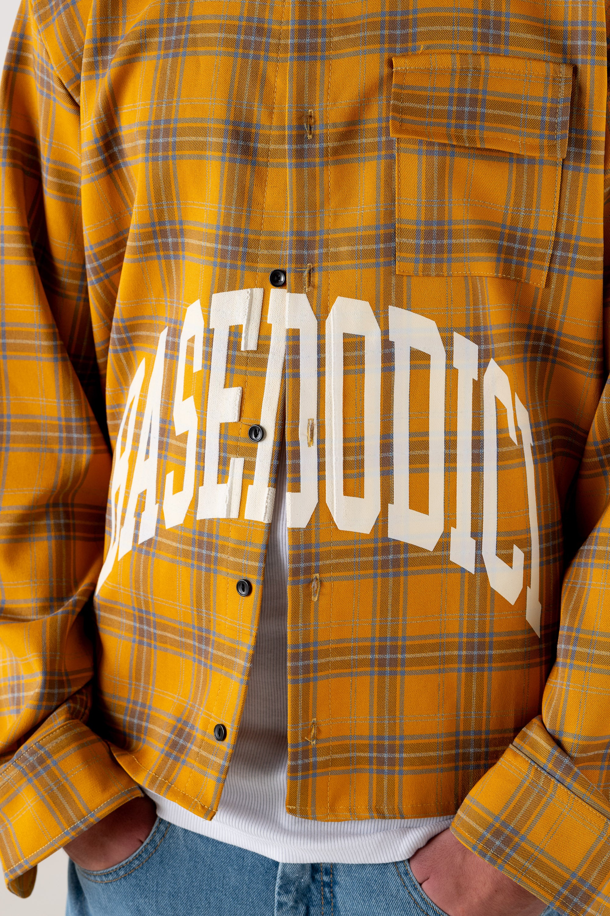 Flannel Shirt “HOOLIGAN” Yellow 