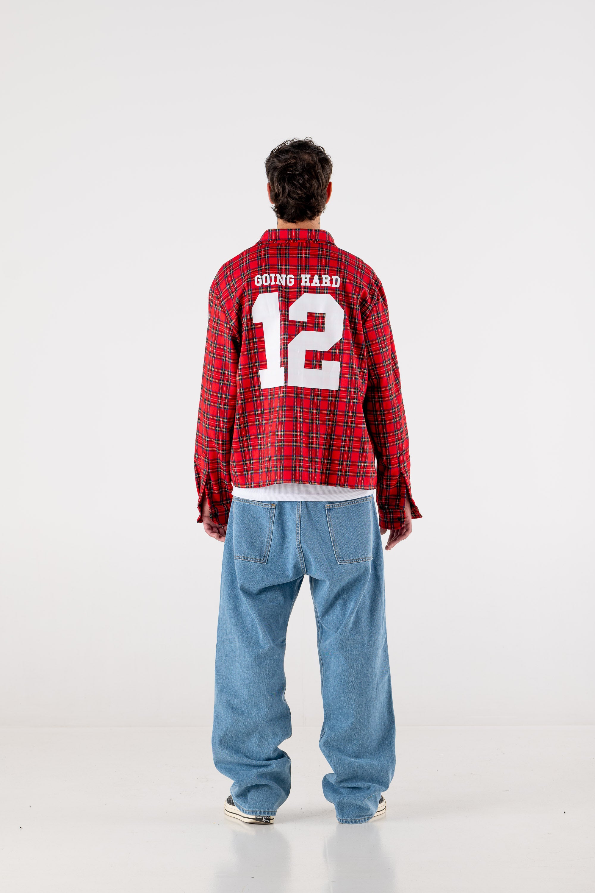 Flannel Shirt “HOOLIGAN” Red 