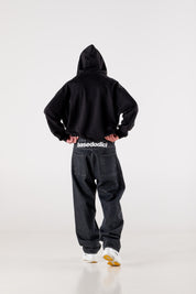 Denim Pants “HOOLIGAN” BackLogo Black 