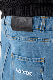 Carpenter Denim Pants “DE LA RUE À LA RUE” Light Blue 