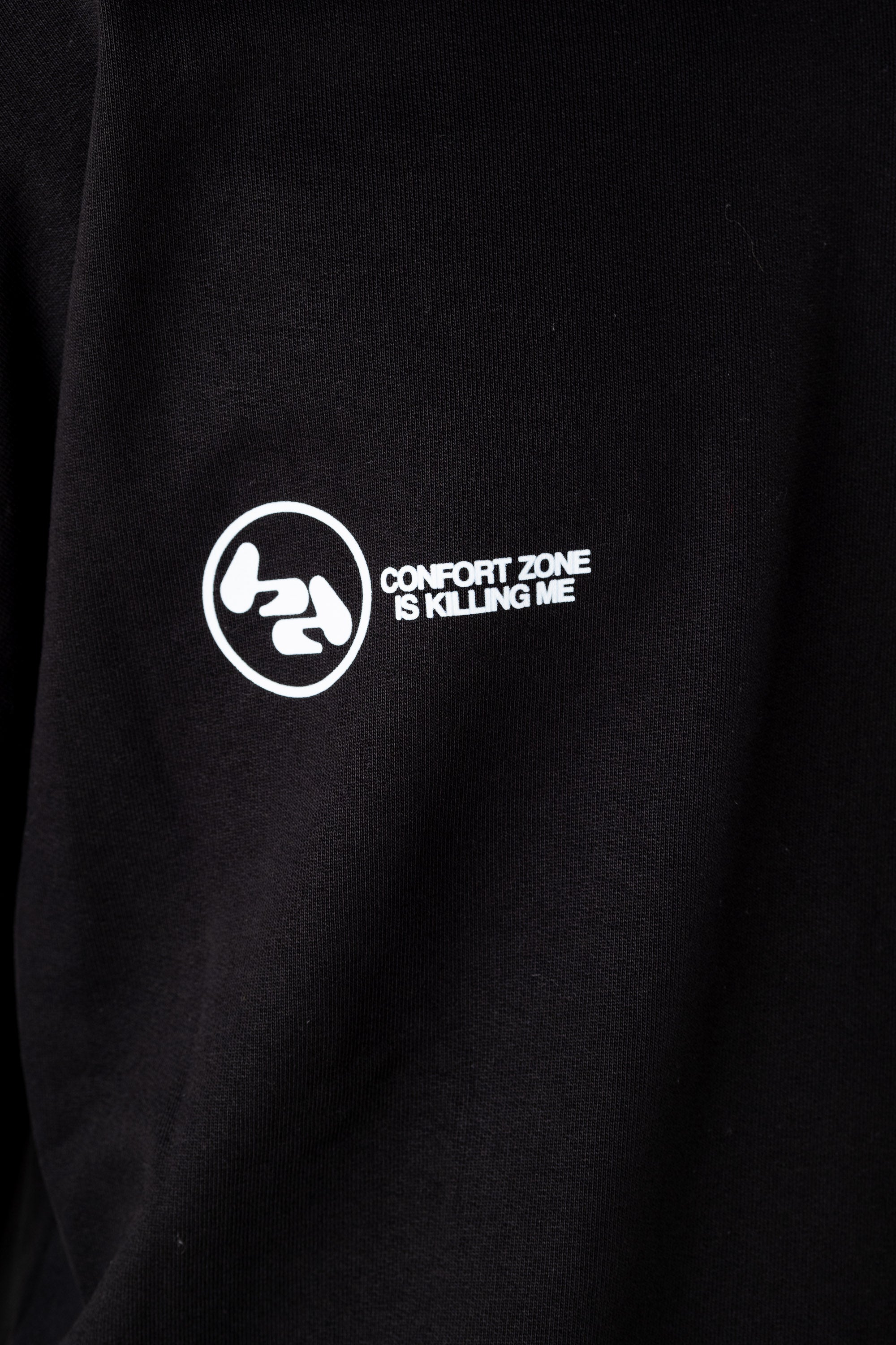 Crewneck "DE LA RUE À LA RUE" Made Black