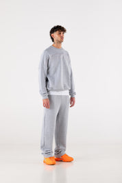 Fleece Pants “DE LA RUE À LA RUE” Grey