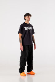 Cargo Pants “DE LA RUE À LA RUE” TheBasic Black 