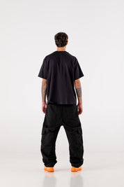 Cargo Pants “DE LA RUE À LA RUE” TheBasic Black