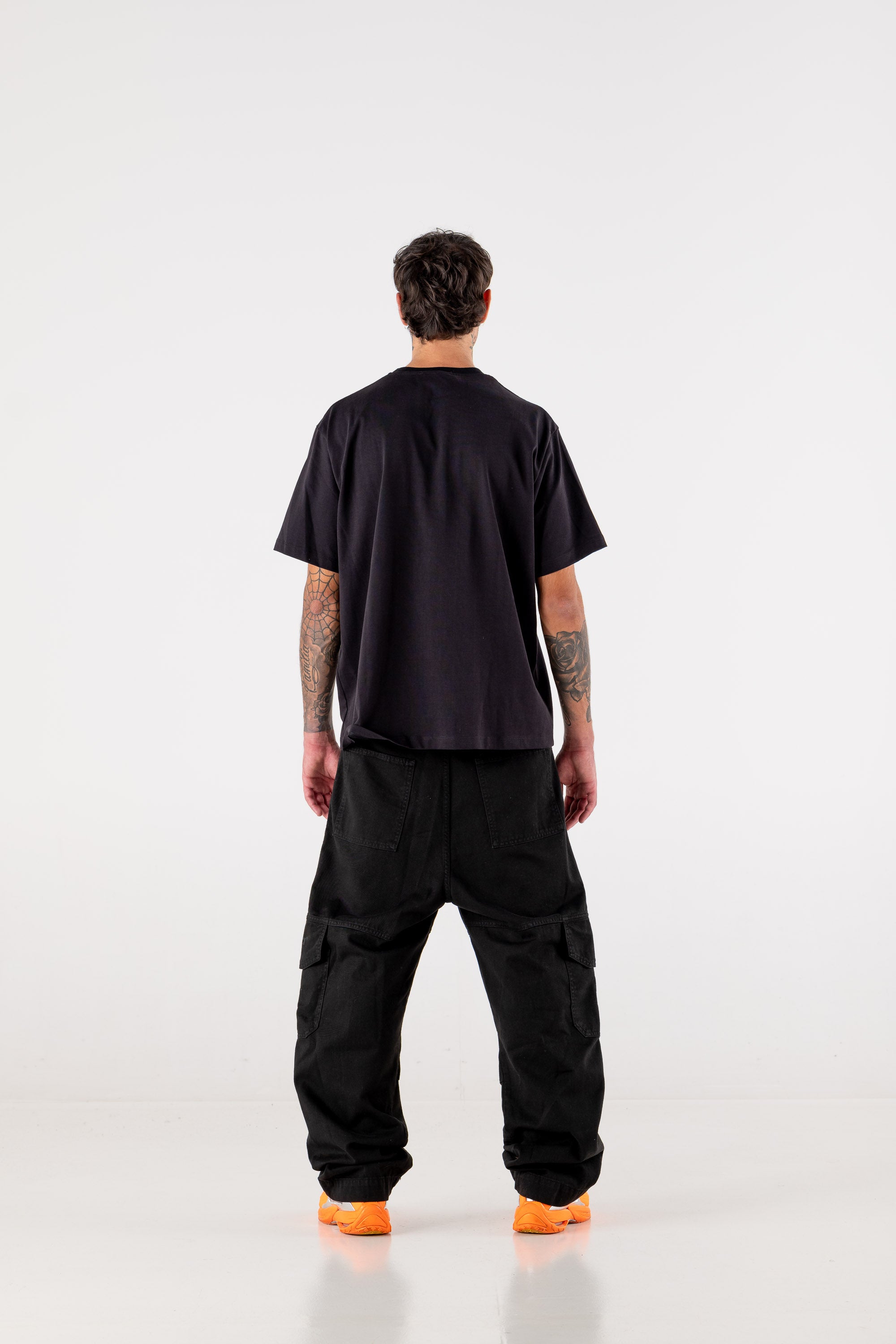 Cargo Pants “DE LA RUE À LA RUE” TheBasic Black 