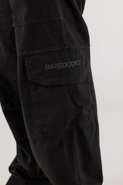 Cargo Pants “DE LA RUE À LA RUE” TheBasic Black 