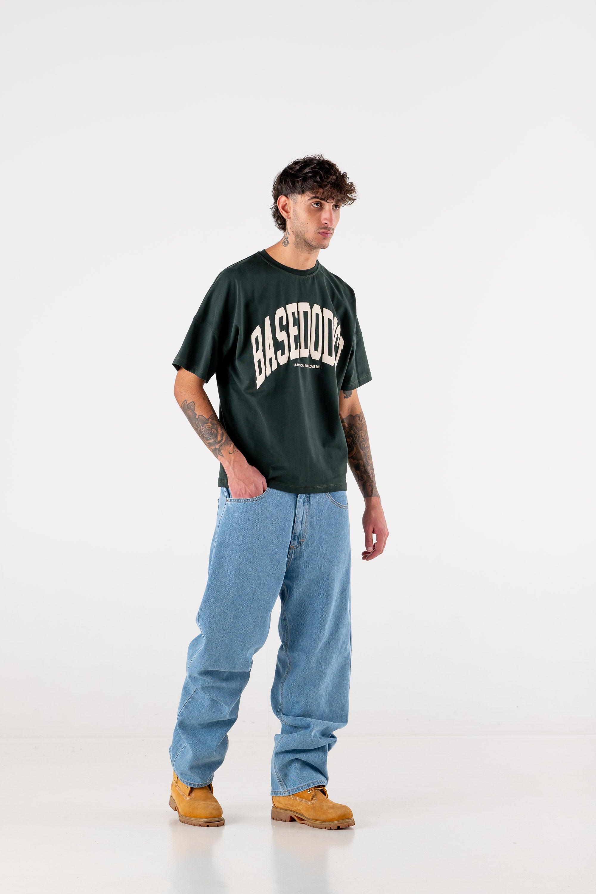 Over T-Shirt "HOOLIGAN" ArcLogo Green 