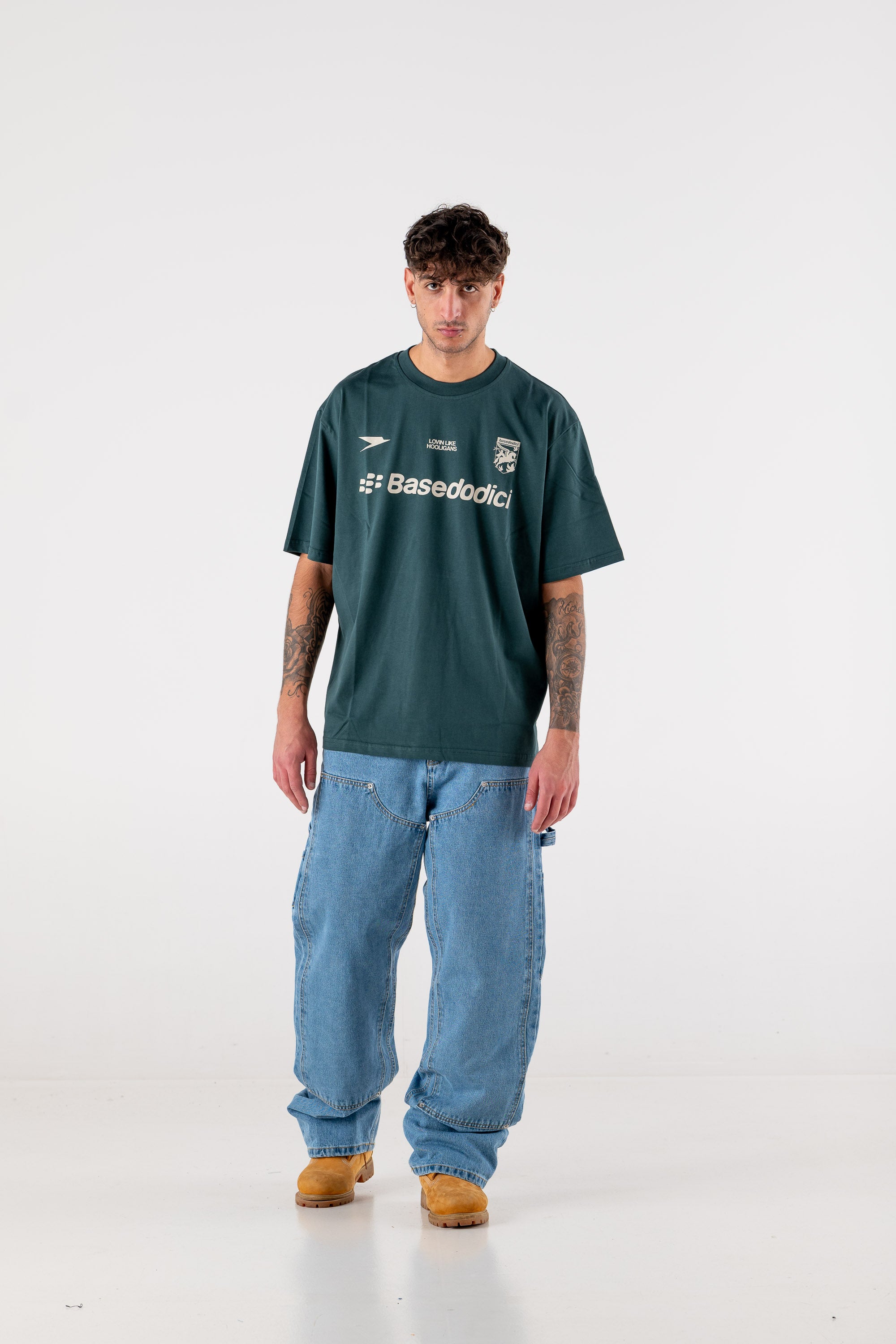 T-Shirt "HOOLIGAN" Club Green 