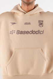 Hoodie "DE LA RUE À LA RUE" Club Beige 