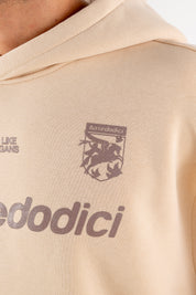 Hoodie "DE LA RUE À LA RUE" Club Beige