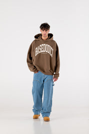 Hoodie "HOOLIGAN" ArcLogo Brown 