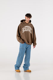 Hoodie "HOOLIGAN" ArcLogo Brown 