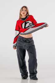 Knitwear "RACING MADE" Hockey Red