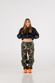 Cargo Pants "RACING MADE" Wood Camo 