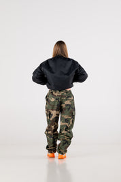 Cargo Pants "RACING MADE" Wood Camo 