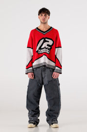 Knitwear "RACING MADE" Hockey Red