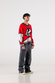 Knitwear "RACING MADE" Hockey Red 