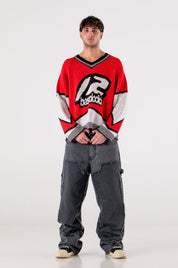 Knitwear "RACING MADE" Hockey Red