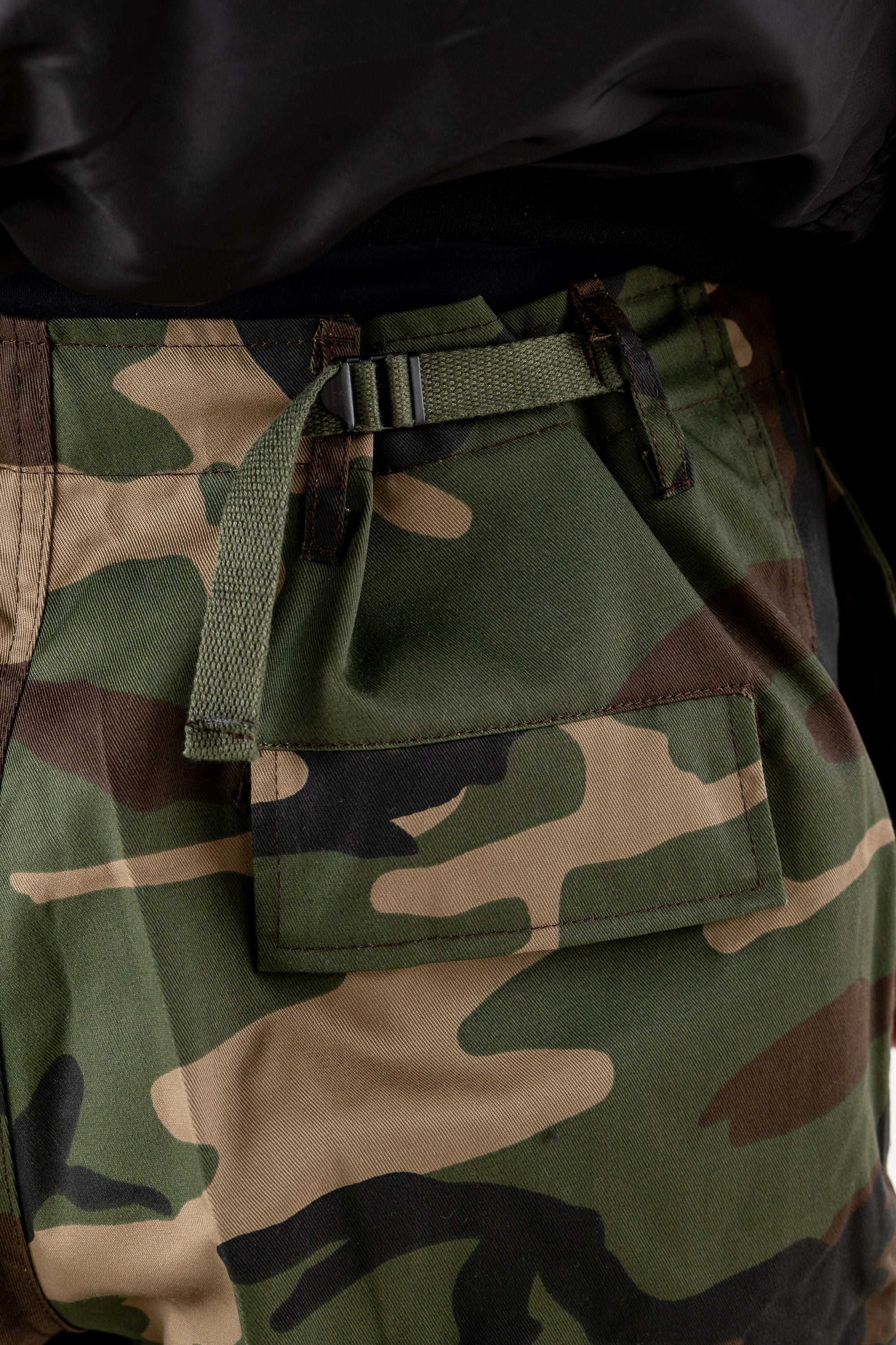 Cargo Pants "RACING MADE" Wood Camo 