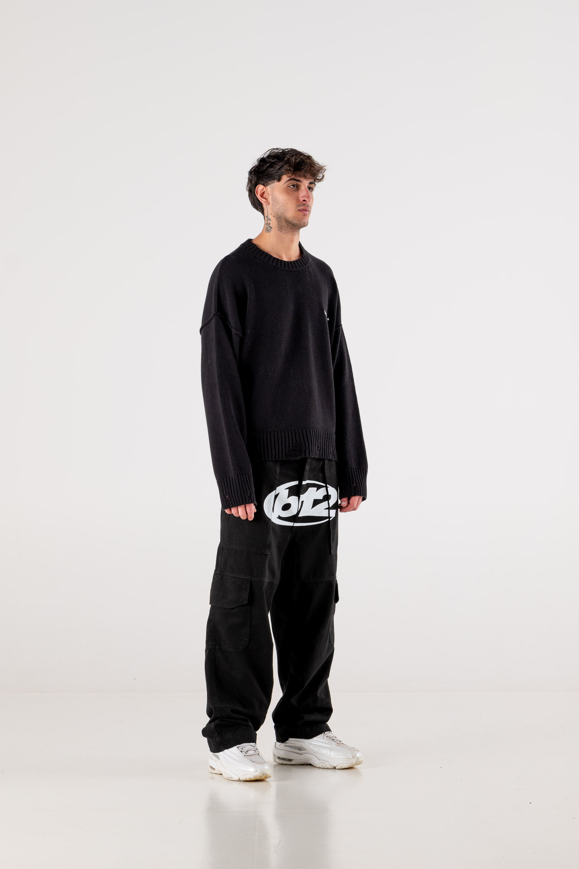 Cargo Pants "RACING MADE" 012 Black