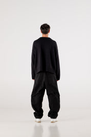 Cargo Pants "RACING MADE" 012 Black