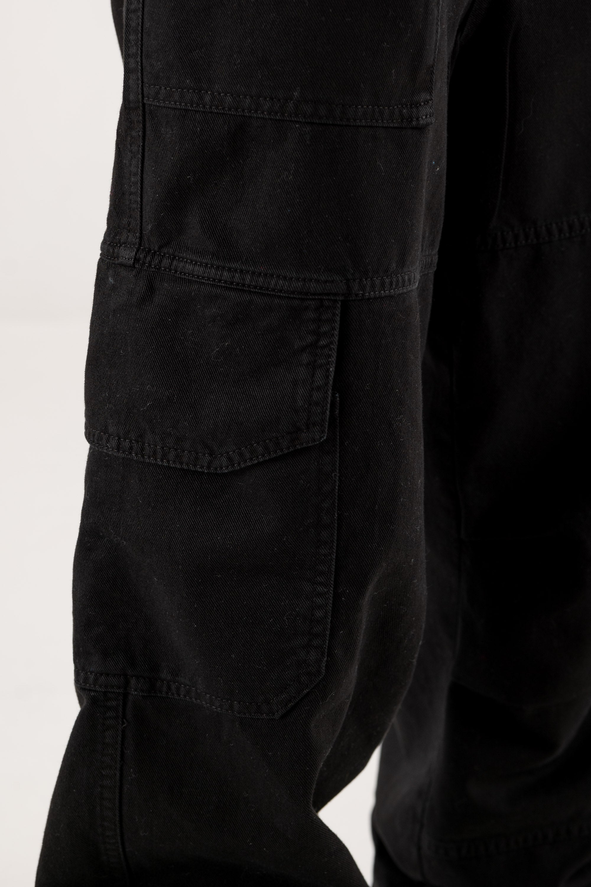 Cargo Pants "RACING MADE" 012 Black