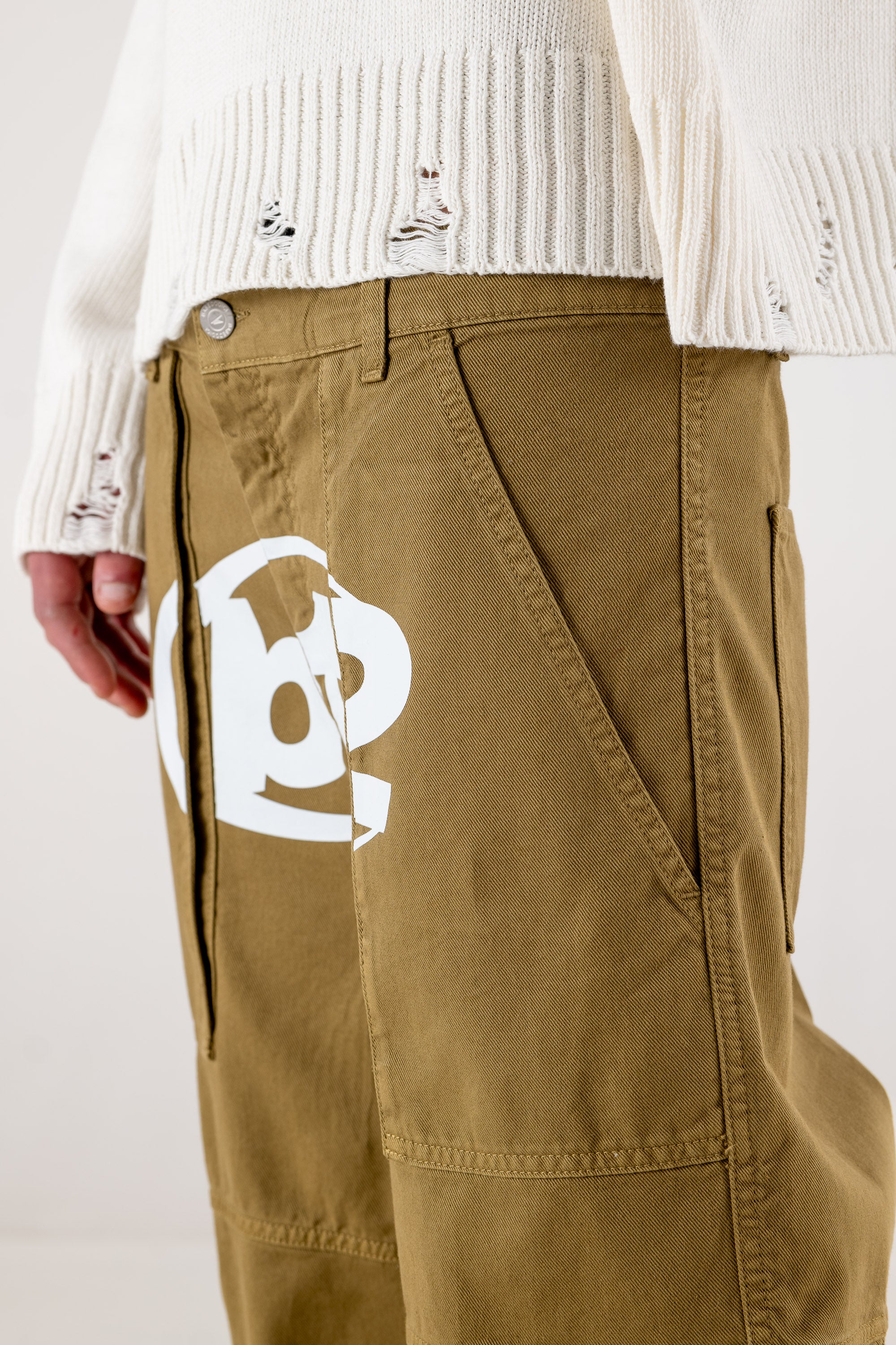 Cargo Pants "RACING MADE" 012 Green