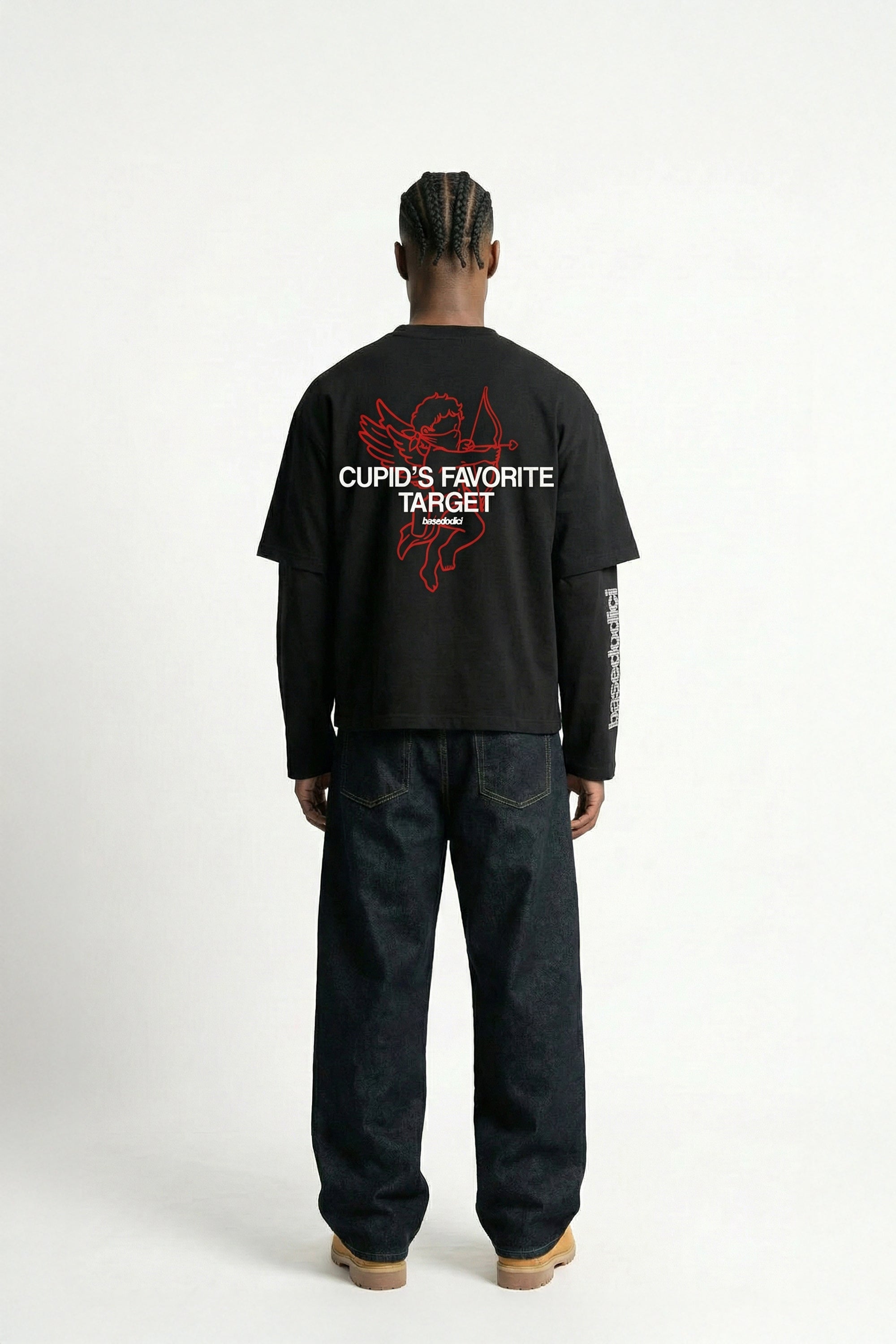 Longsleeve "VALENTINE" Cupid Black