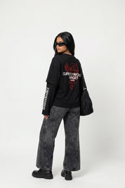 Longsleeve "VALENTINE" Cupid Black